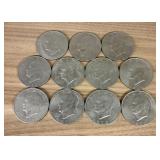 Eleven (11) Eisenhower Dollars, commonly known as