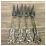 4 Sterling Silver "Old Colonial" Forks by Towle Si