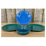 Four Pieces of Contemporary Fiesta Dinnerware in C