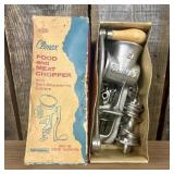 Vintage Climax Food and Meat Chopper #51 With Box