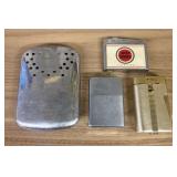 Lot Of Early Zippo And Lucky Strike Decorated Ligh