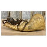 Antique Persian Powder Horn, possibly dating from