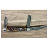 SCHRADE NY USA 334 Stockmans Pocket Knife - 3.25"