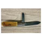 Vintage Ulster Knife USA Trapper Pocket Knife - 3.