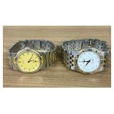 Two Fine Watches, The left shows a vintage Citizen