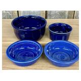 Four Pieces of Fiesta Dinnerware in two distinct,
