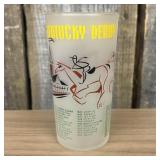 Vintage Frosted 1956 Kentucky Derby Souvenir Mint