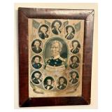 N. Currier, The Presidents of the United States, 1