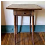 Early American Country Primitive Single Drawer Sid