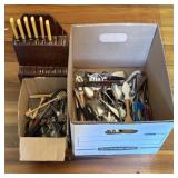 An Assortment of Vintage Kitchen Utensils, Flatwar