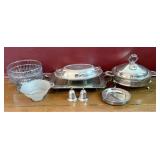 An Assortment of Silver-Plated Tablewares and Serv