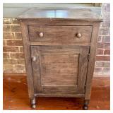 19th Century American Country Style Bedside Cupboa