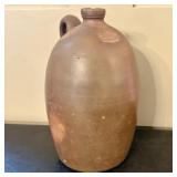 H. M. Buckner Salt-Glazed Stoneware Jug, Louisvill