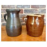 Two 19th-Century Southern American Glazed Stonewar
