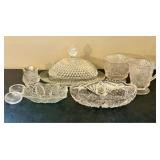 An Eight-Piece Collection of American Pressed and