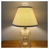 Colonial Revival Clear Glass Hurricane Style Table