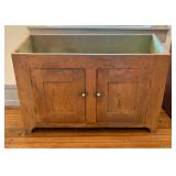 19th Century American Primitive Softwood Dry Sink