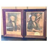 N. Currier, A Pair of Hand-Colored Lithographs of
