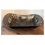 19th Century Painted Toleware Metal Bread or Fruit