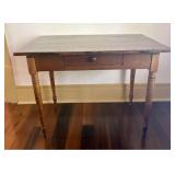 American Country Mixed Wood One-Drawer Tavern Tabl