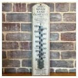 Vintage Ohio River Sand Company Wooden Advertising