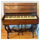 Mason and Hamlin Rosewood Veneer Melodeon, Boston,
