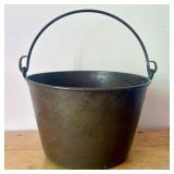 Brown & Brothers Antique Spun Copper Bucket, Water