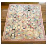 Mid-20th Century American Hand-Quilted Grandmother