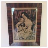 Nathaniel Currier Hand Colored Lithograph The Hous