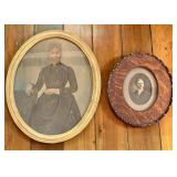Robert Potter III: Two Antique Oval-Framed Photogr