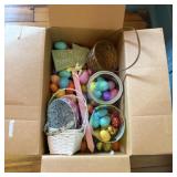 An Assortment of Seasonal Easter Decorative Items