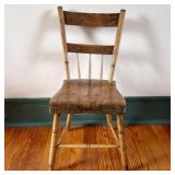 Early 19th Century American Vernacular Plank Seat