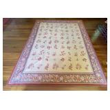 Aubusson Style Hand Stitched Wool Needlepoint Rug