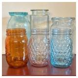 A Collection of Six Decorative Colored and Texture