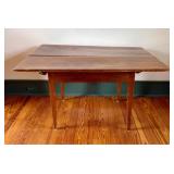 Early American Primitive Mixed Wood Work Table