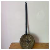 Antique Brass and Wrought Iron Bed Warmer
