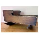 American Primitive Softwood Sleigh Style Rocking D