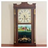 Orton, Preston and Co. Mahogany-Veneered Pillar Sh