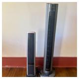 Two Lasko Tower Appliances Including a Ceramic Spa