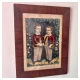 Currier & Ives Hand-Colored Lithograph, The Little