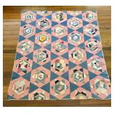 Early 20th Century American Hand-Pieced and Hand-Q