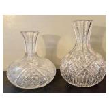 A Pair of American Brilliant Period Style Cut Glas