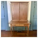 19th-Century American Country Two-Piece Stained Pi