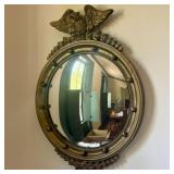 Federal Style Gilded Convex Eagle Bullseye Wall Mi
