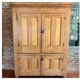 American Mid-19th Century Pine One-Piece Housekeep