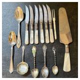 An Assortment of Sterling Silver and Mother-of-Pea
