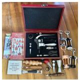 An Assortment of Barware Accessories and Spirits L