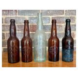 A Collection of Five Pre-Prohibition Embossed Loui