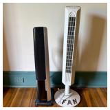 Two Tower Appliances Including a Lasko Ceramic Hea