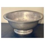 Flagg and Homan American Pewter Footed Bowl